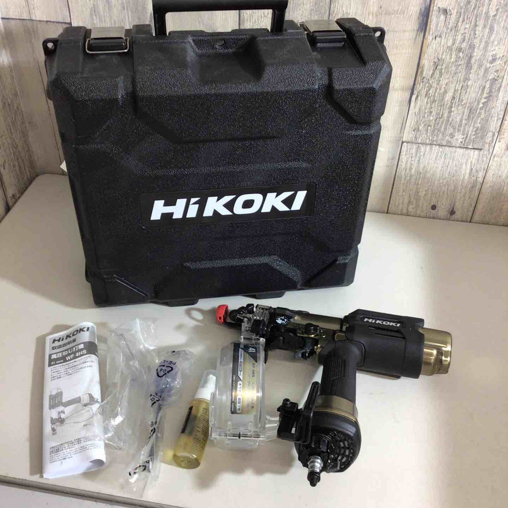 ★ハイコーキ(HIKOKI ※旧:日立工機) 高圧エアネジ打ち機 WF4HS　本体のみ【戸田店】 ☆ハイコーキ(HIKOKI ※旧:日立工機) 高圧エアネジ打ち機 WF4HS【戸田店