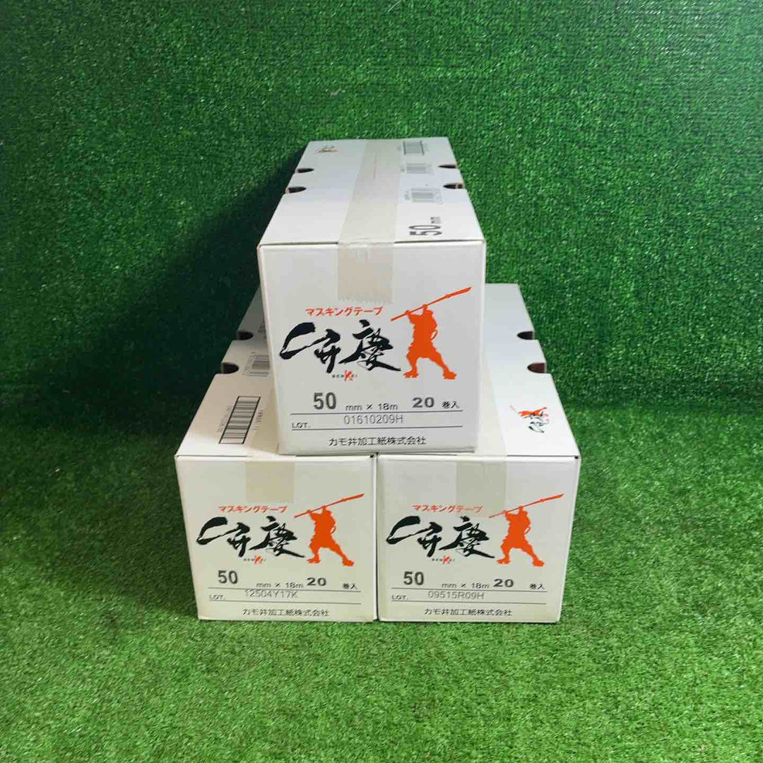 【未使用品】 弁慶 マスキングテープ 50mm×18m 20巻入り3箱セット 【藤沢店】