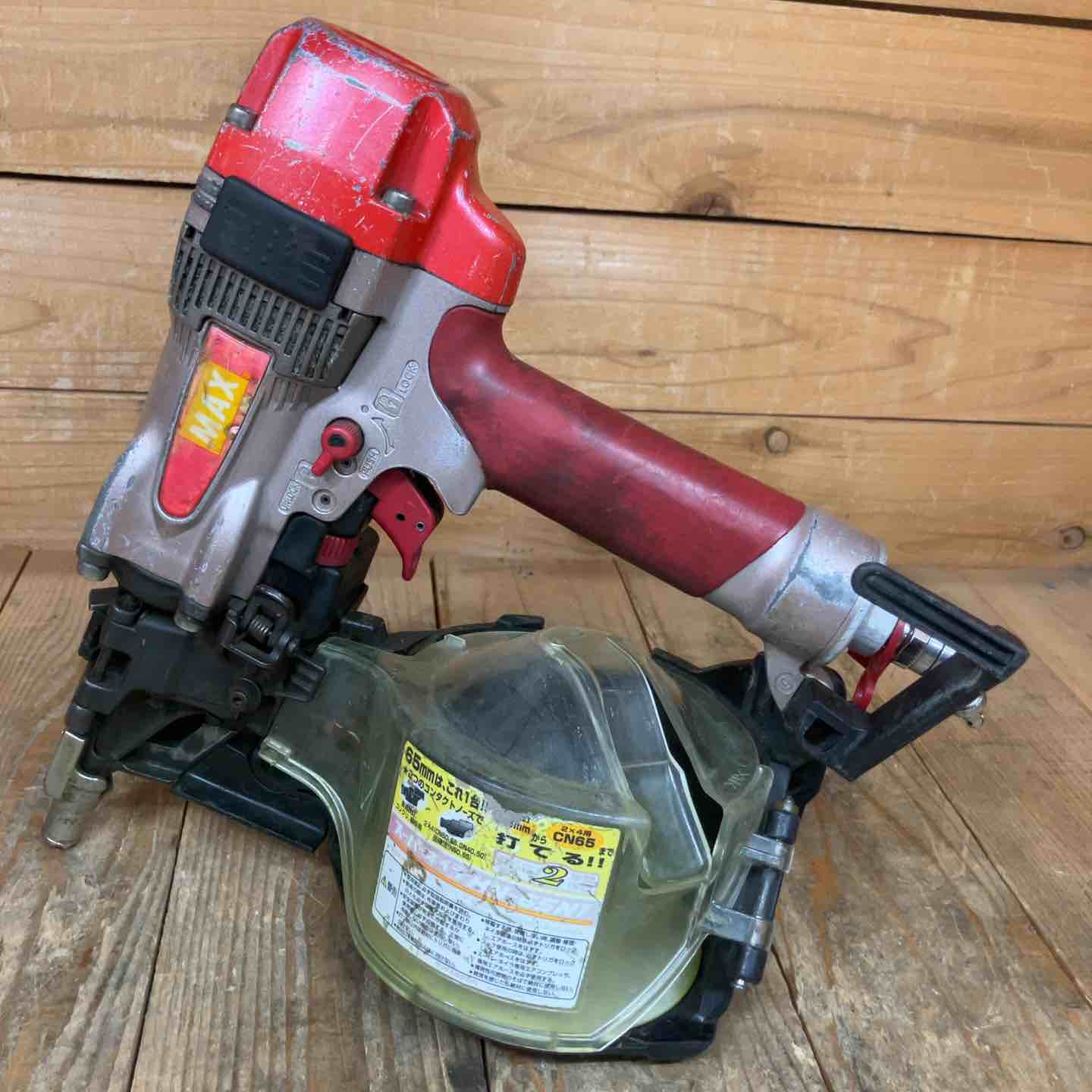 動作良好】☆マックス(MAX) 高圧エア釘打ち機 HN-65N1【所沢店