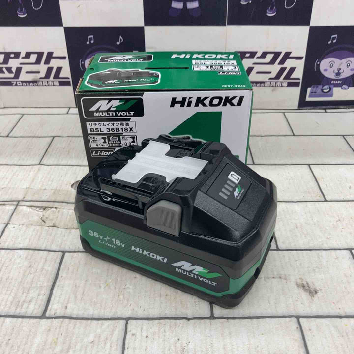 ★ハイコーキ(HIKOKI ※旧:日立工機) リチウムイオンバッテリー 36V/4.0Ah BSL36B18X【所沢店】
