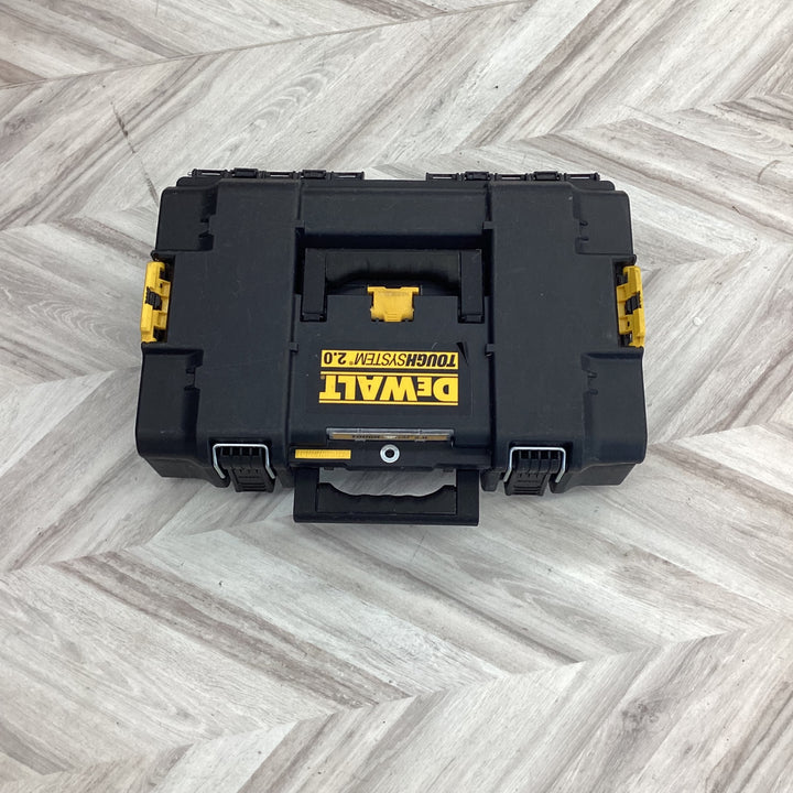 デウォルト(DEWALT) タフシステム2.0 システム収納BOX Sサイズ 工具箱 収納ケース ツールボックス DS165 積み重ね収納 DWST83293-1【越谷店】
