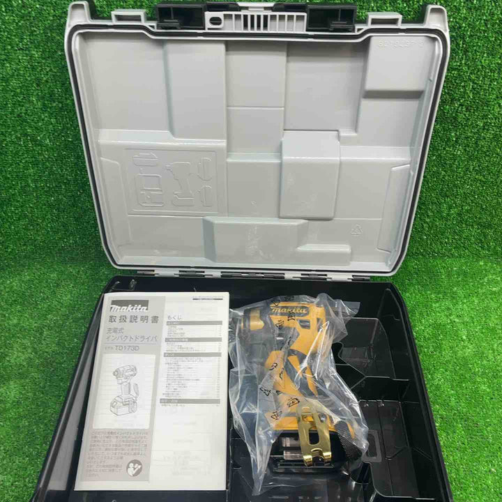 【本体＋ケースのみ】マキタ(makita) コードレスインパクトドライバー TD173DGXPY LTX20周年限定色 プレミアムイエロー【藤沢店】