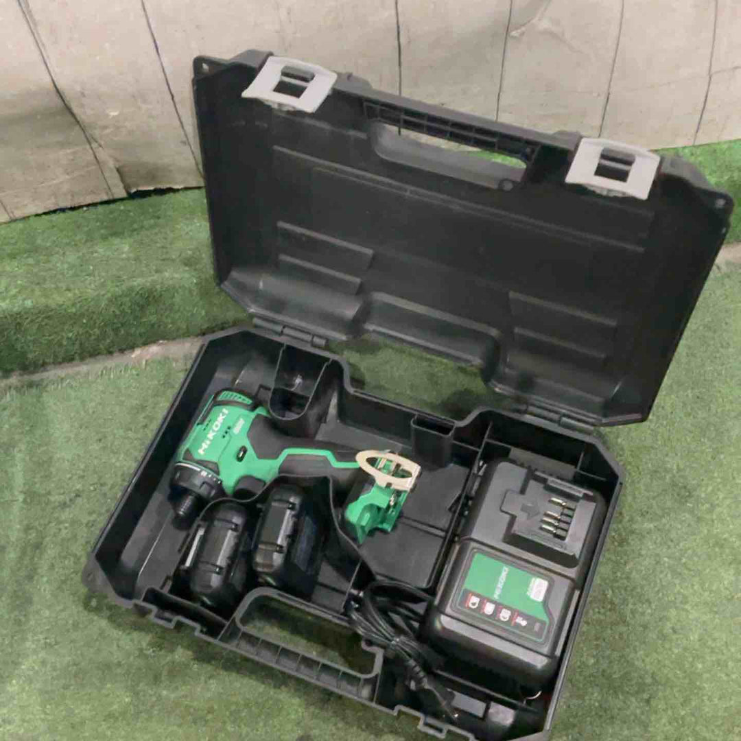 ★ハイコーキ(HIKOKI ※旧:日立工機) コードレスドリルドライバー DB12DD(2LS) 10.8V 動作確認済【川口店】