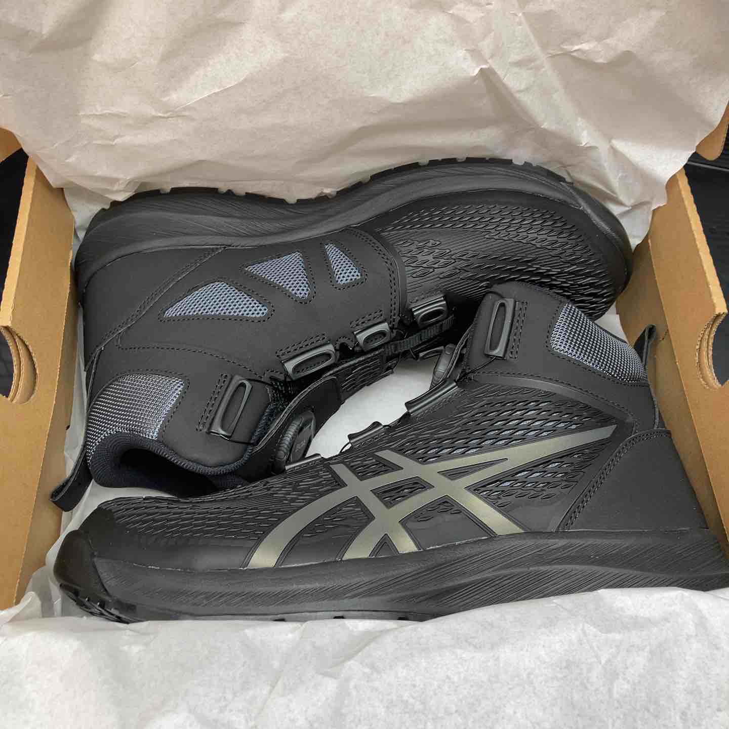 アシックス]安全靴 作業靴 ウィンジョブ CP122 BOA ブラック