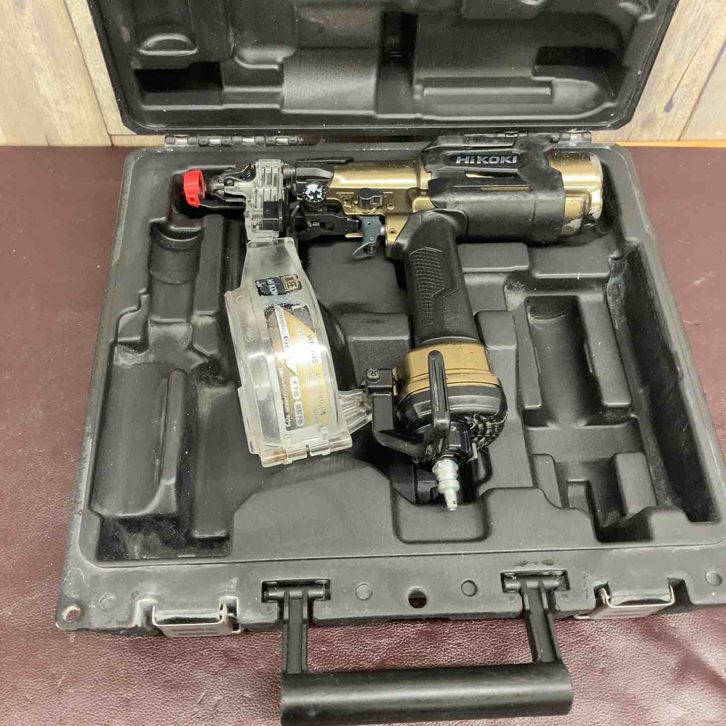 中古品】 ハイコーキ(HIKOKI ※旧:日立工機) 高圧エアネジ打ち機 WF4HS