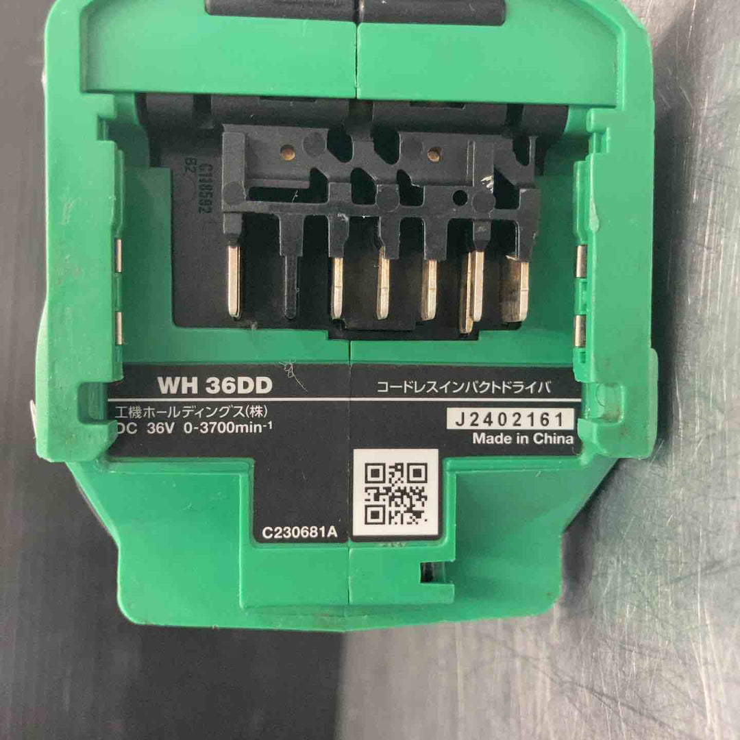 【中古品】ハイコーキ(HIKOKI ※旧:日立工機) コードレスインパクトドライバ アグレッシブグリーン WH36DD(2XHLSZ)【東大和店】