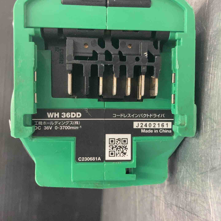【中古品】ハイコーキ(HIKOKI ※旧:日立工機) コードレスインパクトドライバ アグレッシブグリーン WH36DD(2XHLSZ)【東大和店】