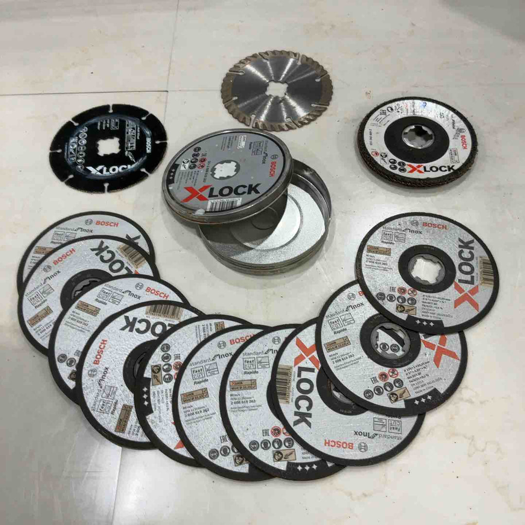 ◇ボッシュ(BOSCH) 125㎜コードレスディスクグラインダ GWX18V-10SC 18V 動作確認済み【川口店】