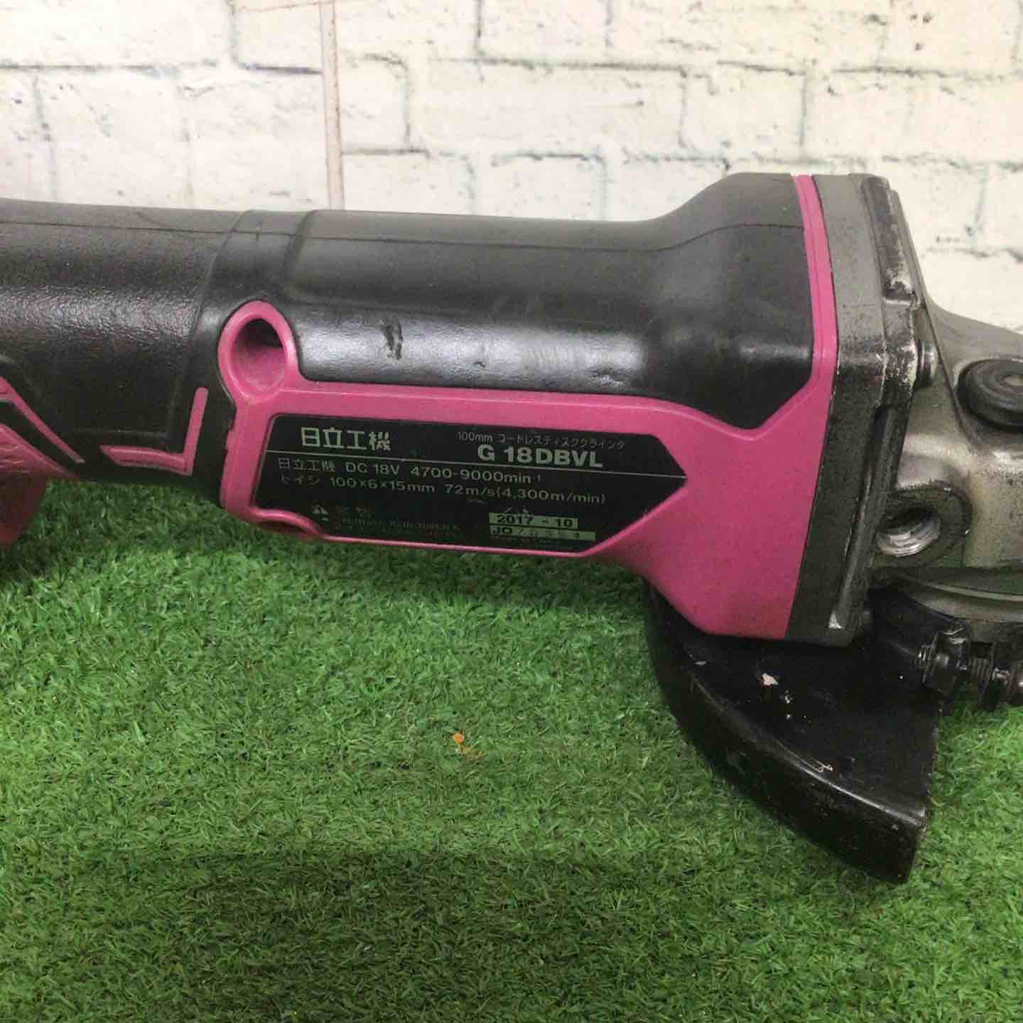 〇HiKOKI(旧日立工機) 18V コードレスディスクグラインダー100mm