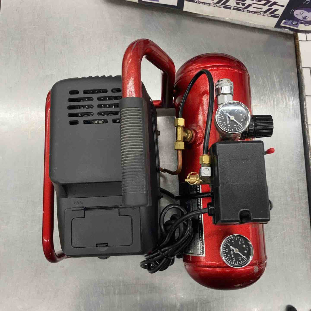 ◇藤原産業 (SK11) オイルレス エアーコンプレッサー SR-045 タンク容量 4L SR-L04SPT-01【所沢店】