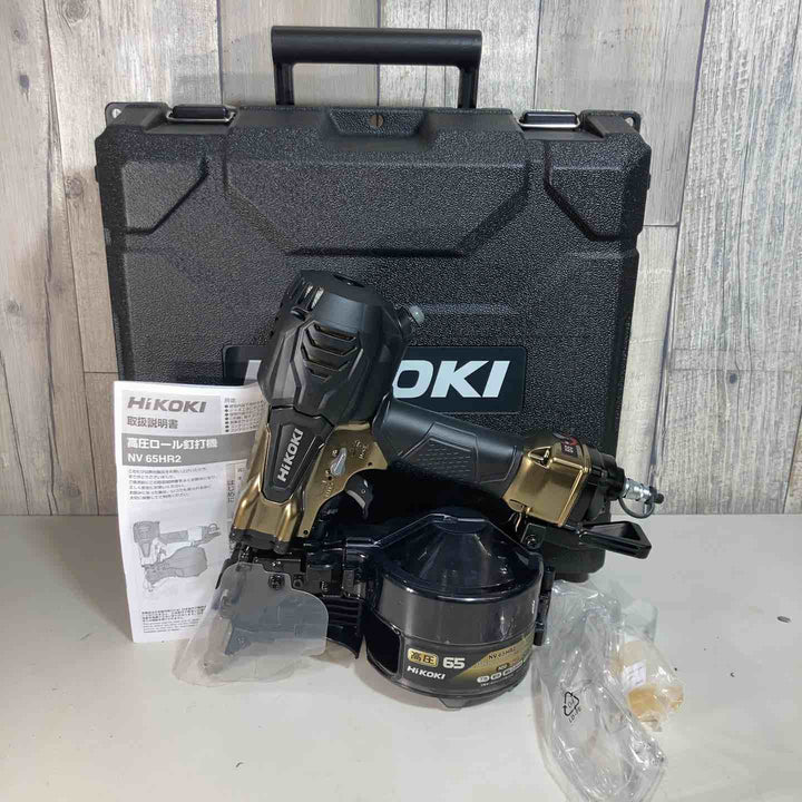 ★ハイコーキ(HIKOKI ※旧:日立工機) 高圧エア釘打ち機 NV65HR2(S) 保証書欠品【戸田店】