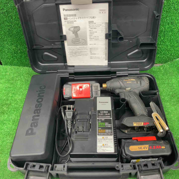 【中古品】☆パナソニック Panasonic  コードレスインパクトドライバー ブラック EZ7544X-B 14.4V【桶川店】