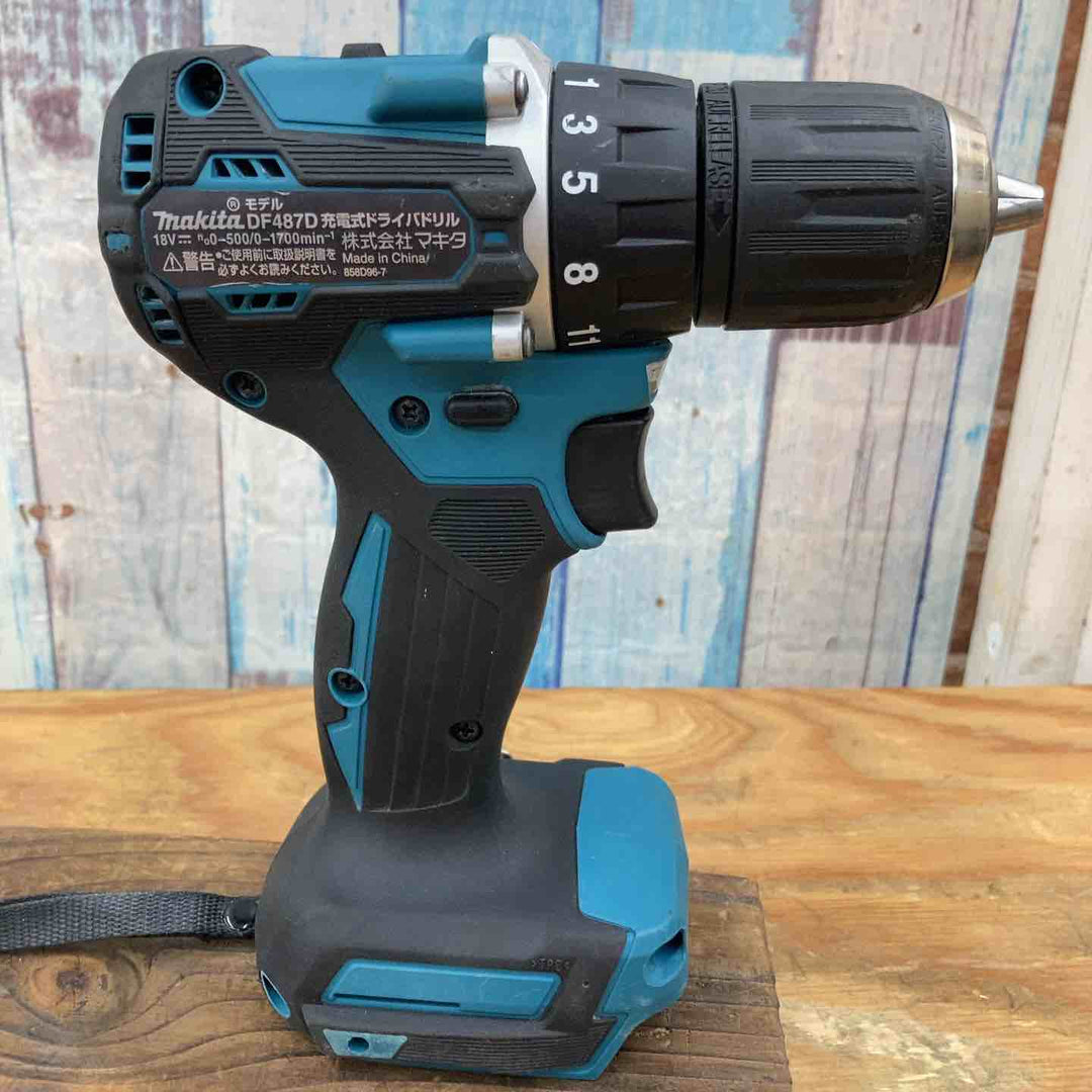 ★マキタ(makita) 18V コードレスドリルドライバー DF487DZ 本体のみ【柏店】