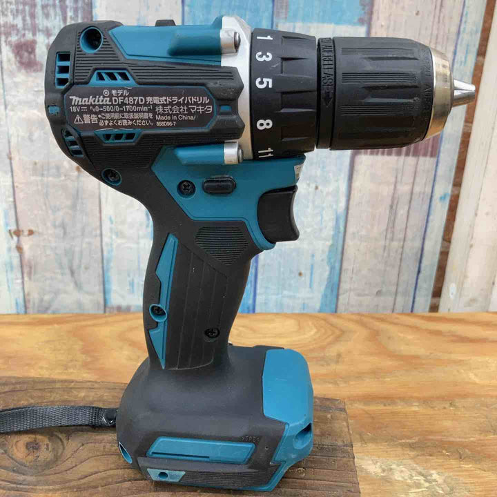 ★マキタ(makita) 18V コードレスドリルドライバー DF487DZ 本体のみ【柏店】