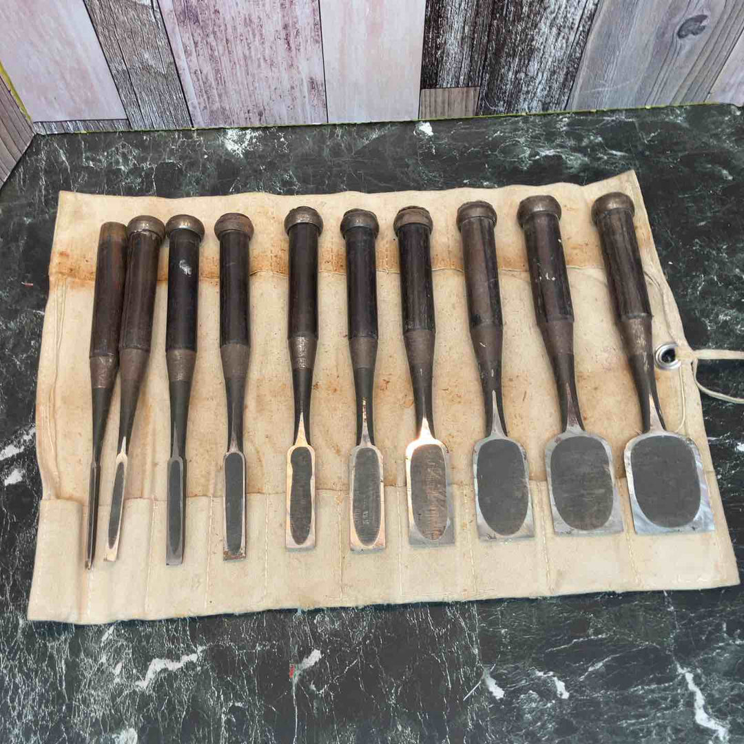 【左茂弘】鑿　10本セット【八潮店】
