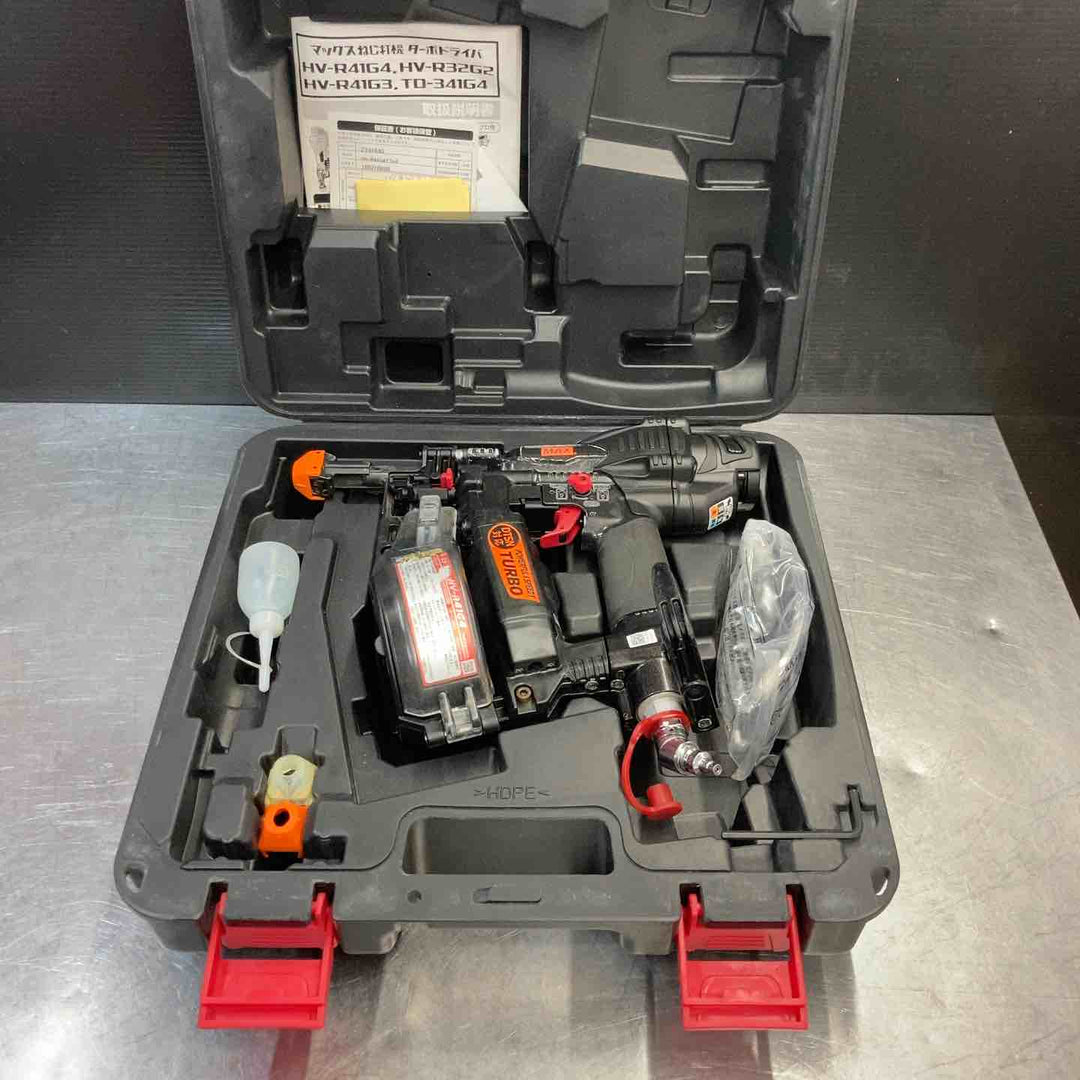 【中古品】 マックス(MAX) 高圧エアネジ打ち機 HV-R41G4 限定色ブラック エア工具 ネイル ビス打ち 【東大和店】