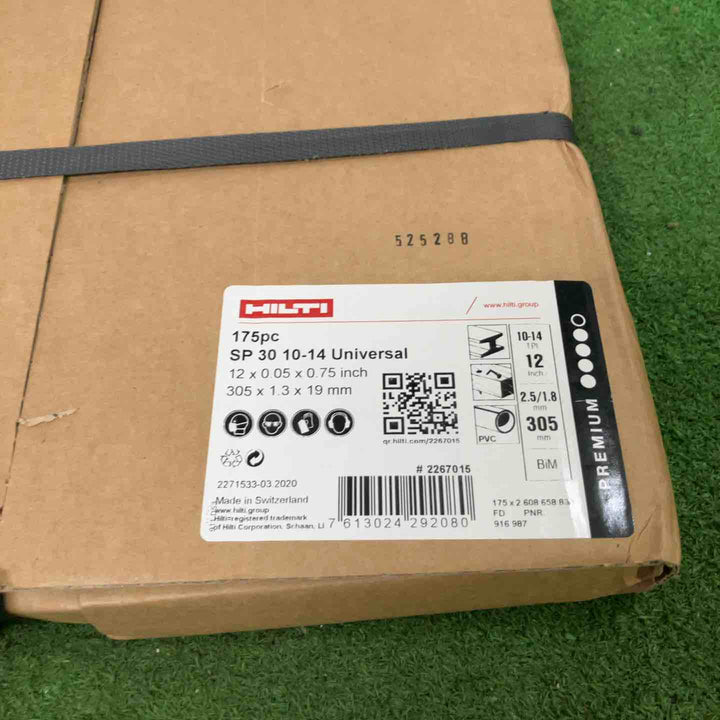 ◇ヒルティ(HILTI) セーバーソー レシプロソーブレード SP30-10/14 Universal 175枚 305×1.3×19mm【町田店】