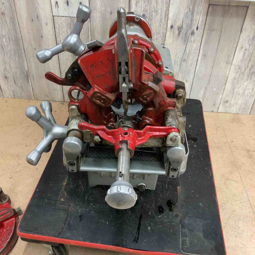 【店頭受取り限定】 【中古品】 レッキス(REX) ねじ切り機 N40A3 N40AⅢ 分解洗浄済 15A～40A ダイヘッド2個付属 【東大和店】