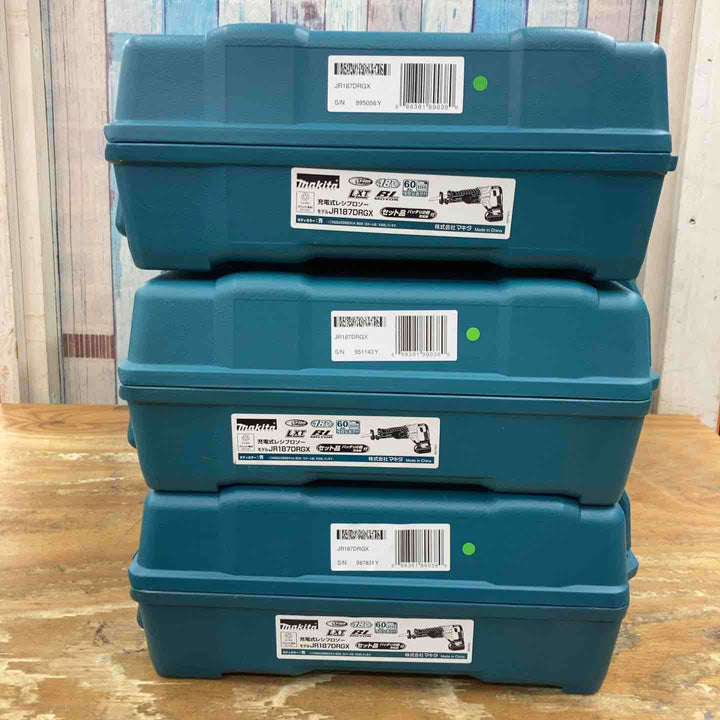 ▼マキタ(makita) 18V コードレスレシプロソー JR187DRGX 3台セット【柏店】