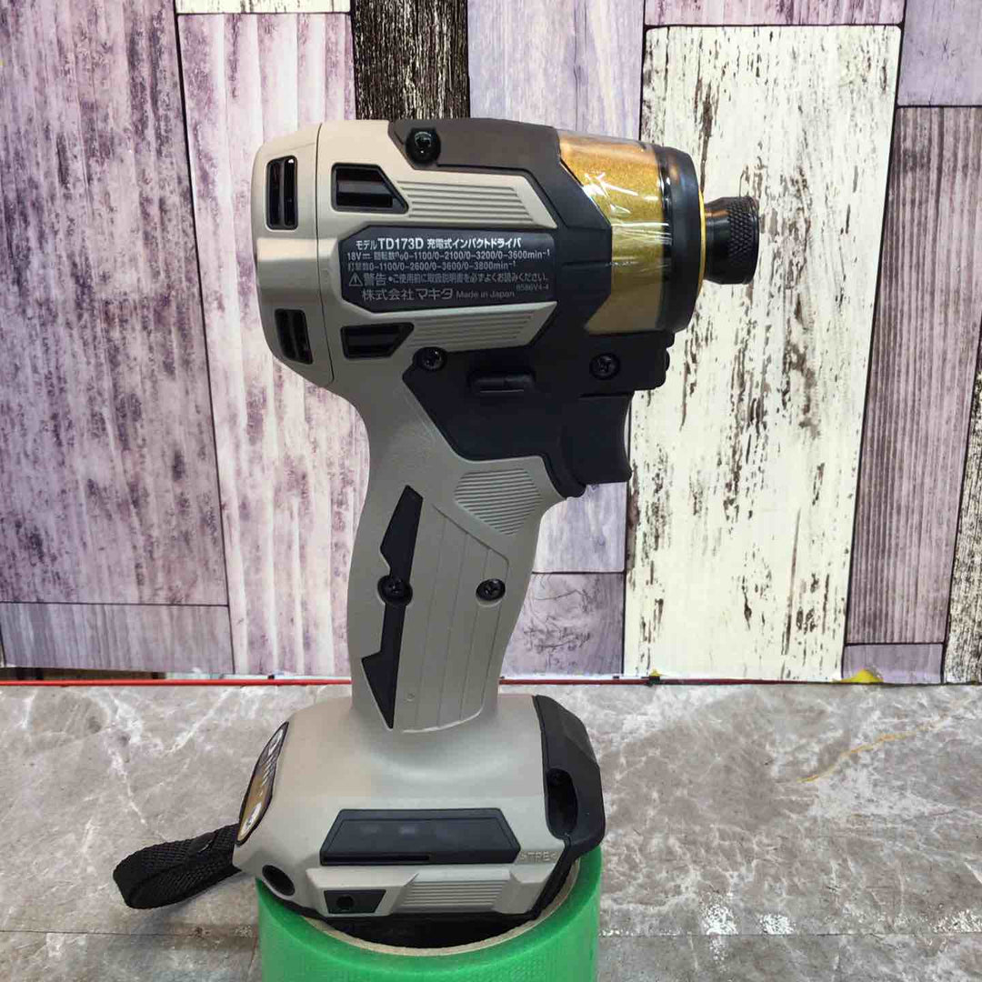 【未使用品】本体+ケース マキタ makita コードレスインパクトドライバー TD173DZPG LTX20周年限定 プレミアムグレージュ【八潮店】