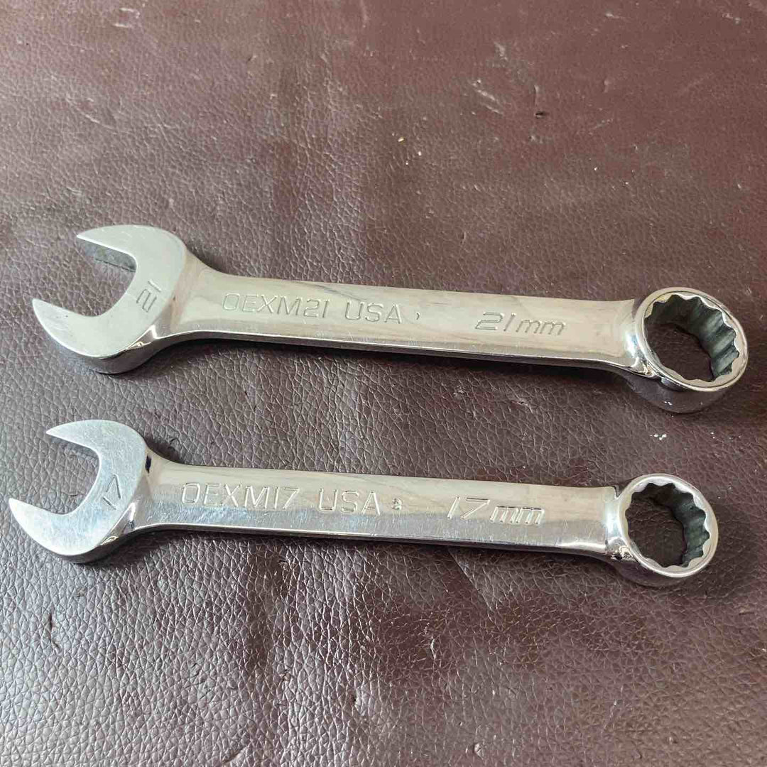 【中古品】スナップオン(Snap-on) フランクドライブ コンビネーションレンチ 2本セット OEXM17 OEXM21 【東大和店】