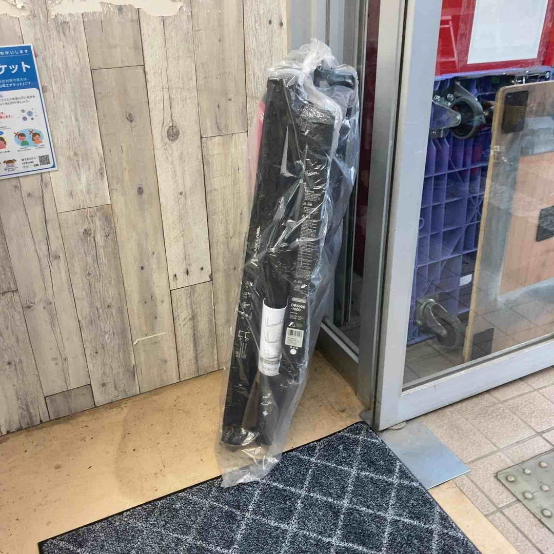 【未使用(店頭展示品)】◇長谷川工業(Hasegawa) BLACK LABEL 脚部伸縮足場台ブラック DRSWB-1000【東大和店】