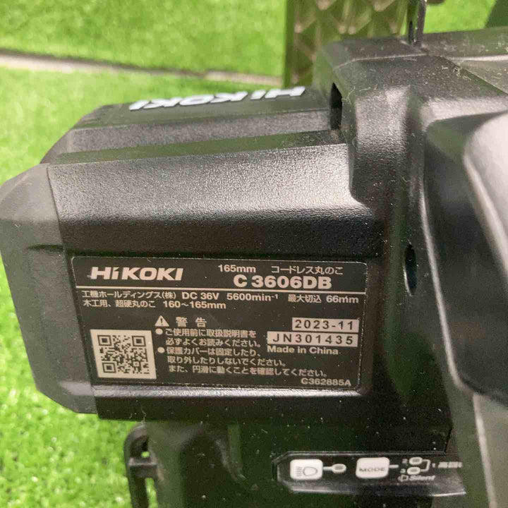 ★ハイコーキ(HIKOKI ※旧:日立工機) コードレスマルノコ C3606DB(NNB)【川崎店】