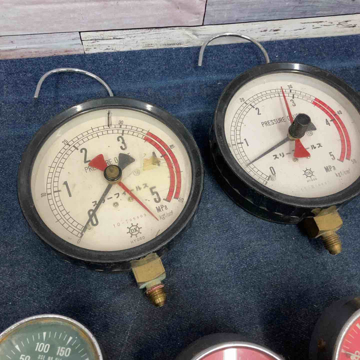 【現状品】中古小物まとめ売り プレッシャーゲージ レギュレーター 酸素調整器 アセチレン調整器 圧力計 小池酸素工業 等※動作未確認【八潮店】