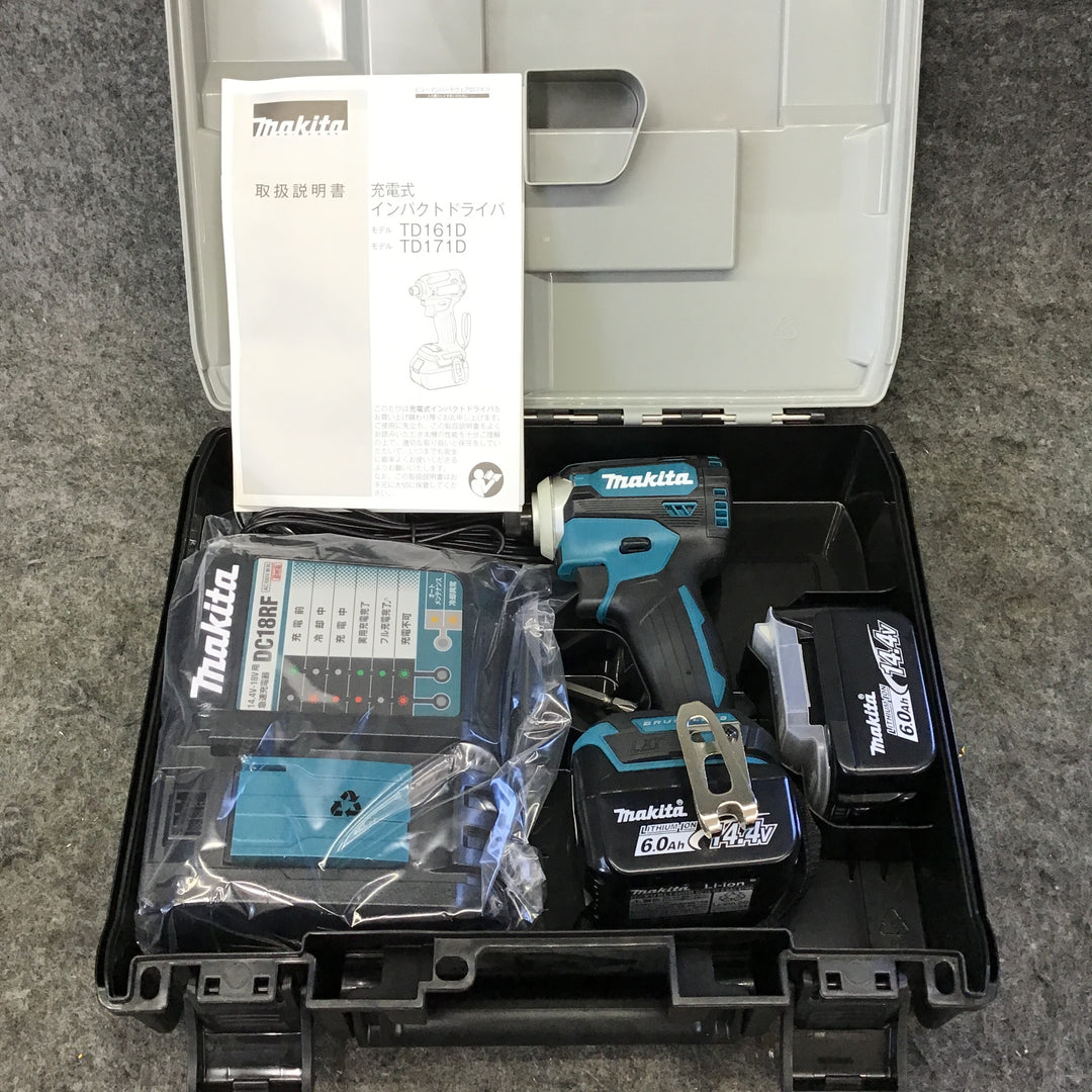 ★マキタ(makita) コードレスインパクトドライバー TD161DRGX【町田店】