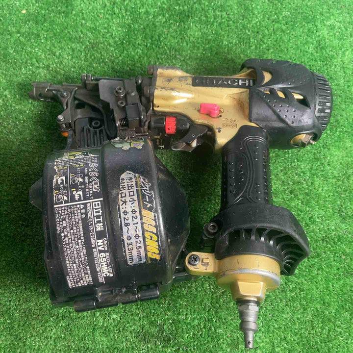 ★ハイコーキ(HIKOKI ※旧:日立工機) 高圧エア釘打ち機 NV65HMC【草加店】