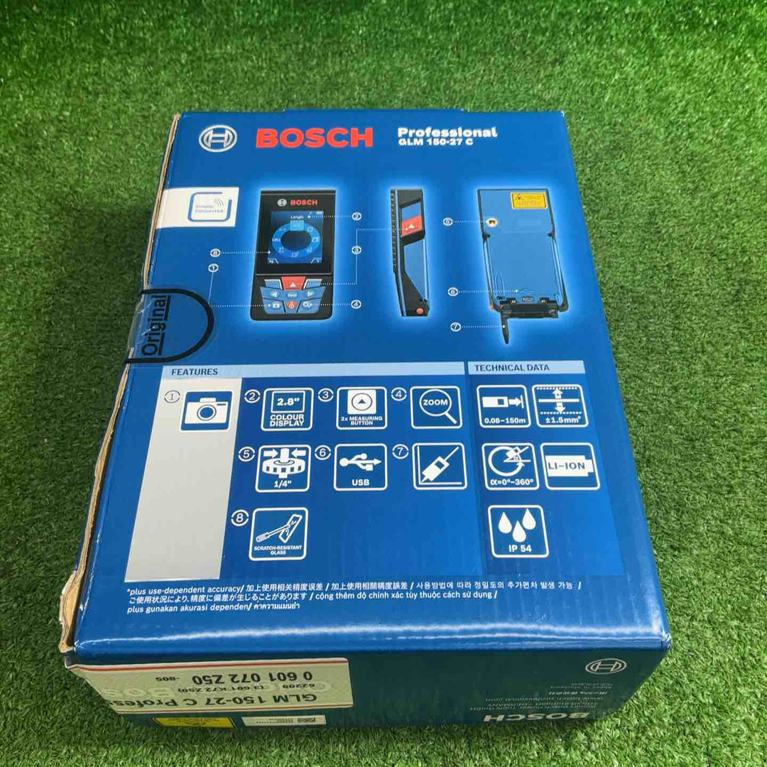 【未使用品】 ボッシュ(BOSCH) データ転送レーザー距離計 GLM150-27C 【藤沢店】