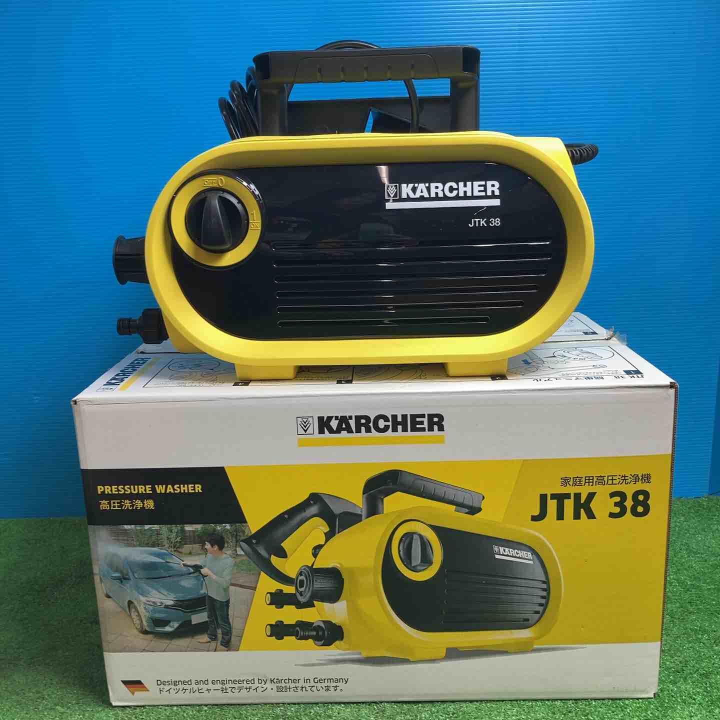 未使用品(店頭展示品)】◇ケルヒャー(KARCHER) 家庭用高圧洗浄機 JTK38