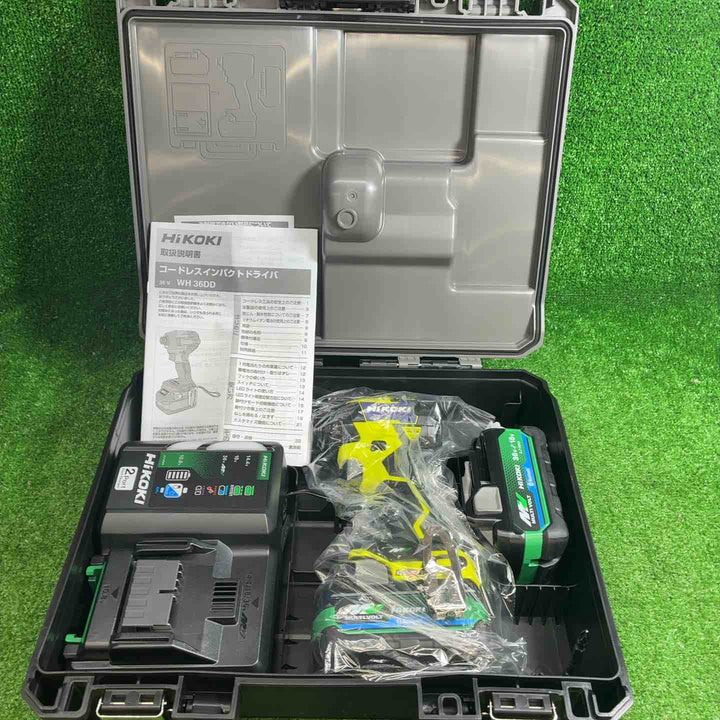 ハイコーキ(HIKOKI ※旧:日立工機) コードレスインパクトドライバ スパイダーイエロー WH36DD(2XHYSZ)【藤沢店】