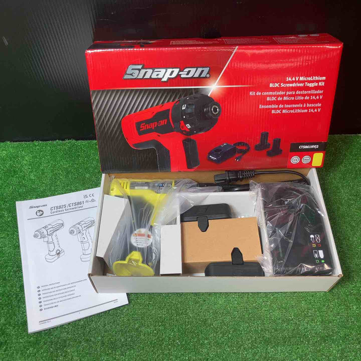 スナップオン/Snap-on コードレススクリュードライバ CTS861HVJ2 イエロー【岩槻店】