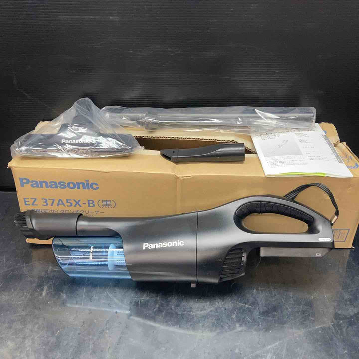 ◇パナソニック(Panasonic) スティックサイクロンクリーナー デュアル14.4V/18V 本体のみ マットブラック EZ37A5X-B【川越店】
