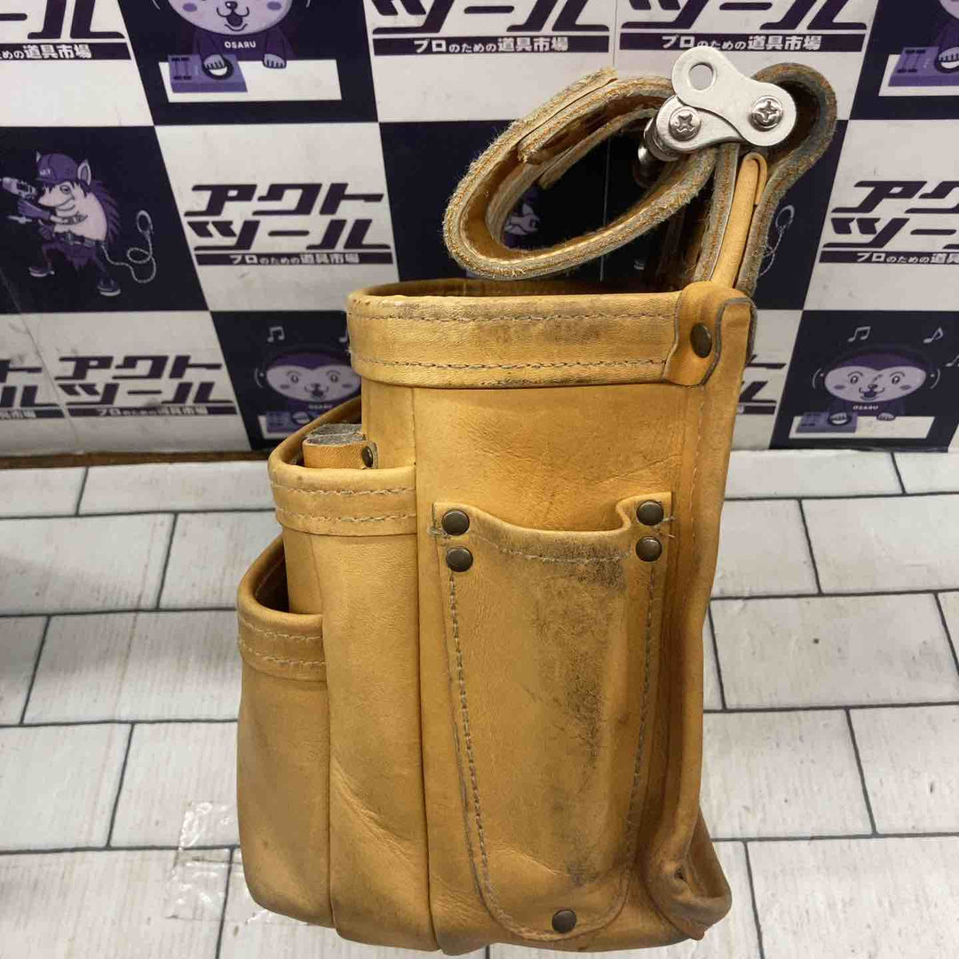ニックス 総ヌメ革使用3段腰袋チェーンタイプ KNB-301DDX【所沢店】