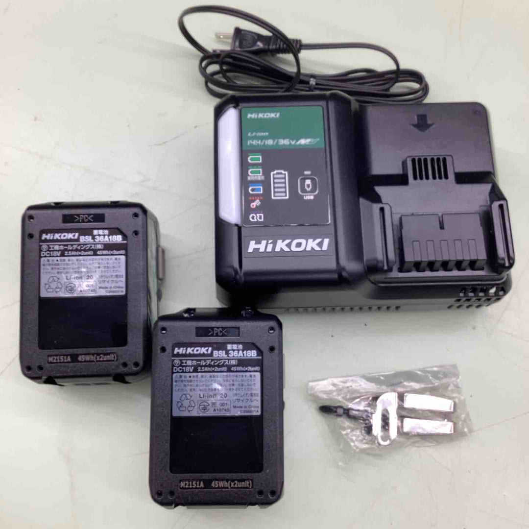 ☆ハイコーキ(HIKOKI ※旧:日立工機) コードレスインパクトドライバ WH36DC(2XPBS)【越谷店】