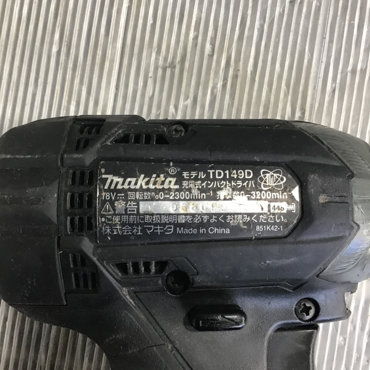 ★マキタ(makita) コードレスインパクトドライバー TD149DZB【草加店】