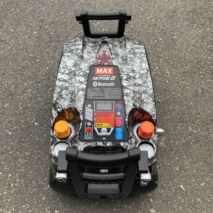 【中古品】 マックス/MAX エアコンプレッサー・AK-HL1270E2 (ガイアシルバー) 【桶川店】