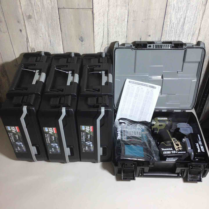 【未使用品】 マキタ makita コードレス インパクトドライバー TD173DRGXO 4台 インパクト オリーブ 純正 純正品 【戸田店】