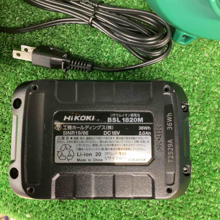 ◇ハイコーキ コードレスブロワ ガーデンノズル搭載 RB18DC(BCL)【越谷店】