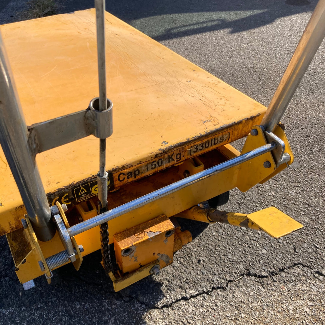 【中古品/店頭受取り限定】ナンシン BS-15 油圧式 荷揚げ台車 手動リフト 150㎏【東大和店】