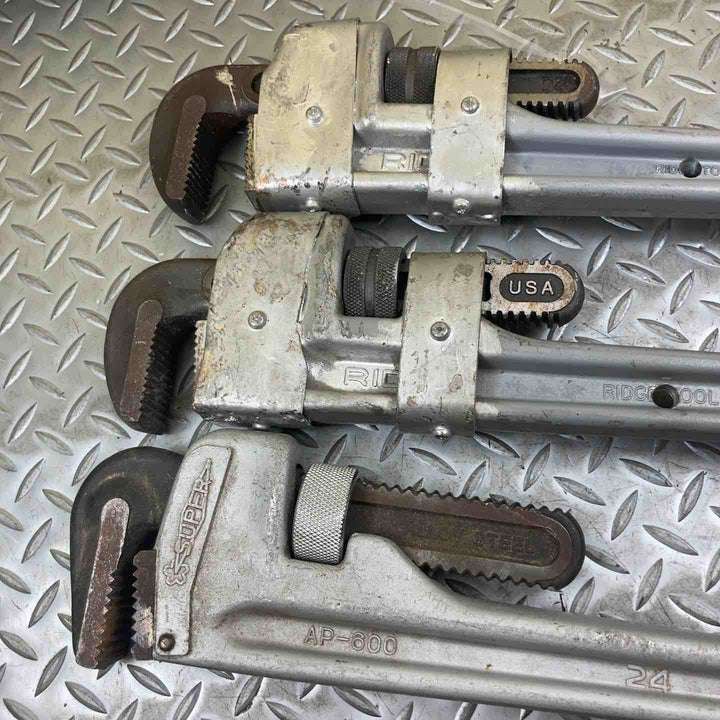 RIDGID スーパーツール パイプレンチ ３点セット