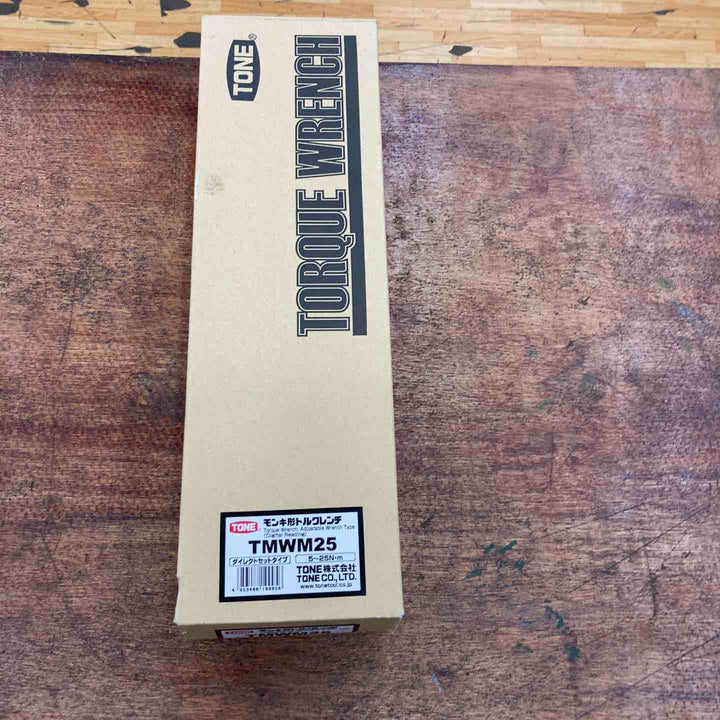 トネ(TONE) モンキ形トルクレンチ(ダイレクトセットタイプ) TMWM25W 25N・m ブラック【柏店】