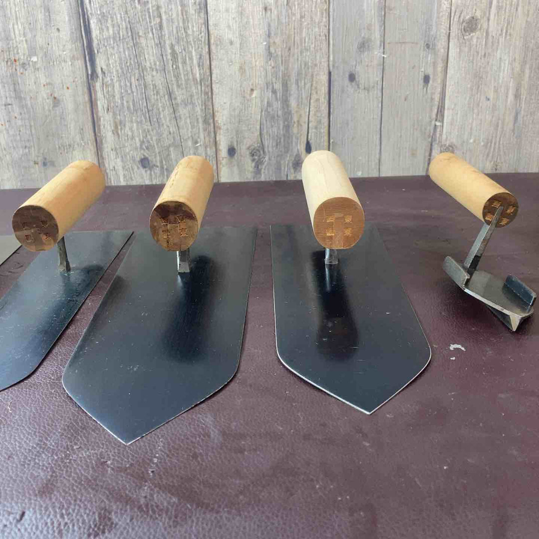 【中古美品】【まとめ売り】東京西勘 油焼左官ゴテ 東京石輝 6個セット こて 鏝【東大和店】