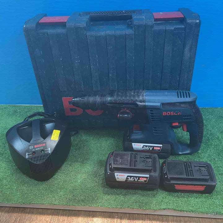 ◇ボッシュ(BOSCH) 36V コードレスハンマドリル GBH36VF-LI バッテリー3個付き【岩槻店】