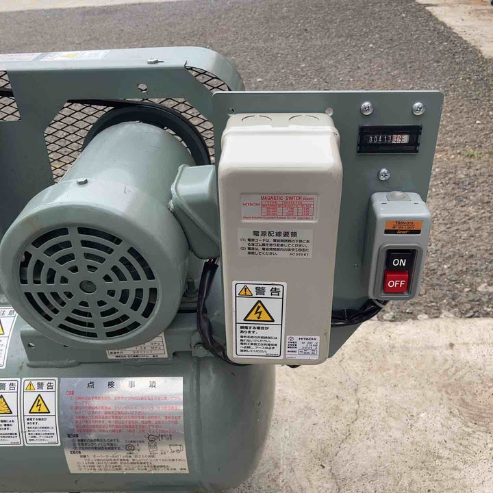 【店頭受取り限定】◇日立産機システム 三相200V 1馬力 給油式ベビコン ベビコン 圧力開閉式 50Hz用 0.75P-9.5VP5【柏店】