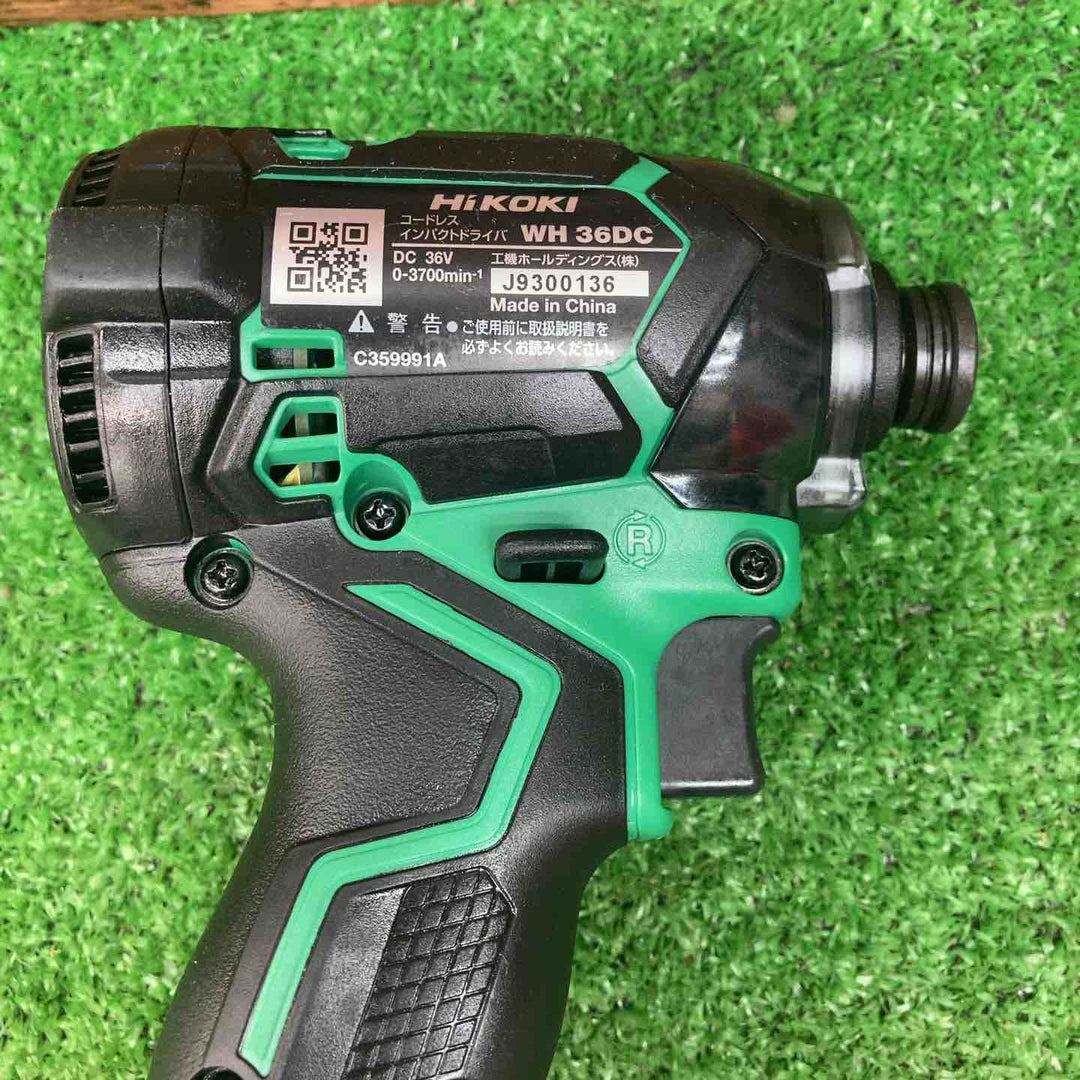 ★ハイコーキ(HIKOKI ※旧:日立工機) コードレスインパクトドライバー WH36DC(NN)【川越店】