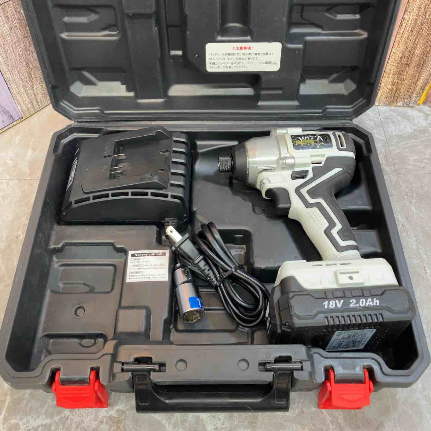 ◇ウィザ WIZ'A 18V 充電式インパクトドライバ WZ-181D(BL)S【八潮店