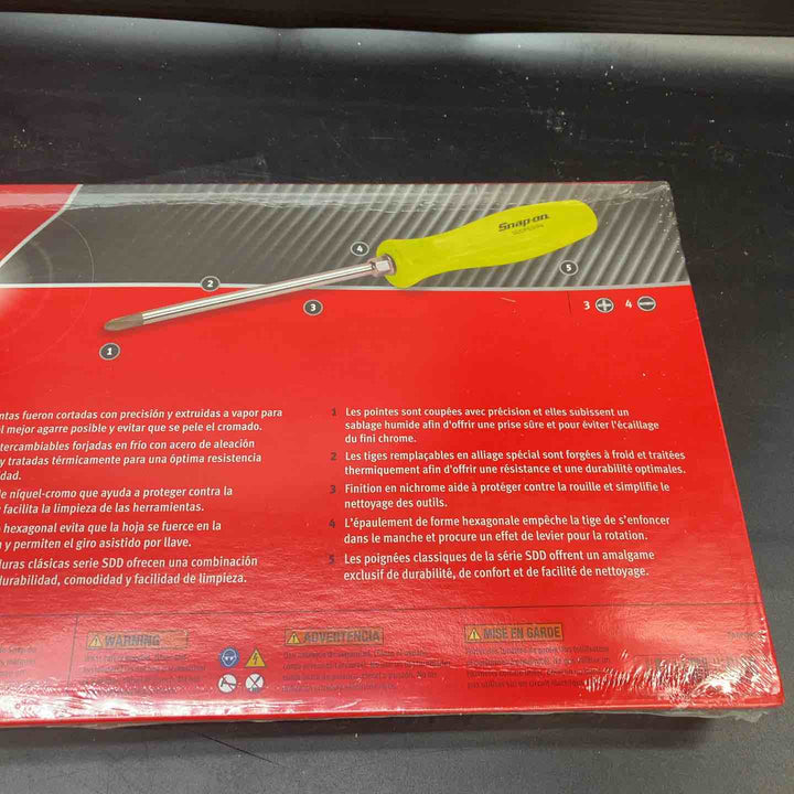 【未使用品】スナップオン スクリュードライバーセット SDDX70AHV (イエロー)【川越店】
